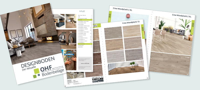 Katalog für Designboden-Gestaltung